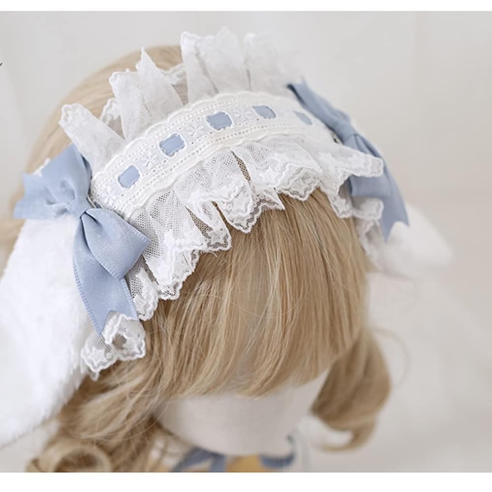 Amazon.co.jp: [トクとユウ] うさぎ耳付き ロリータ ヘッド